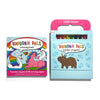 OOLY Carry Along Crayons & Coloring Book Kit | Unicorn Pals