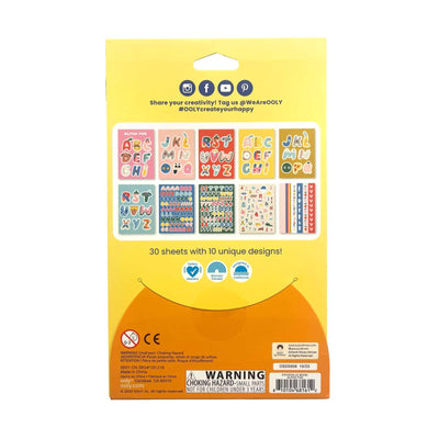 OOLY Stickiville Stickers | Alphabet