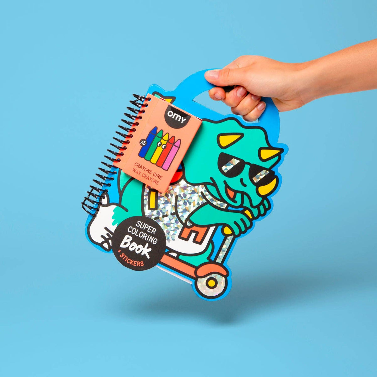 OMY Super Coloring & Sticker Book | Dino
