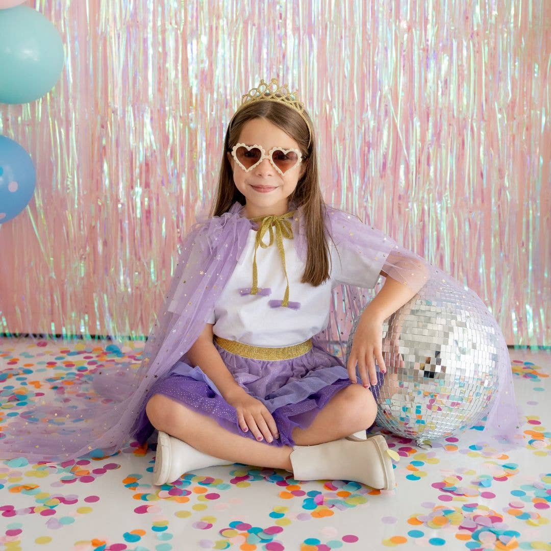 Lavender Star Cape | Kids Dress Up Cape