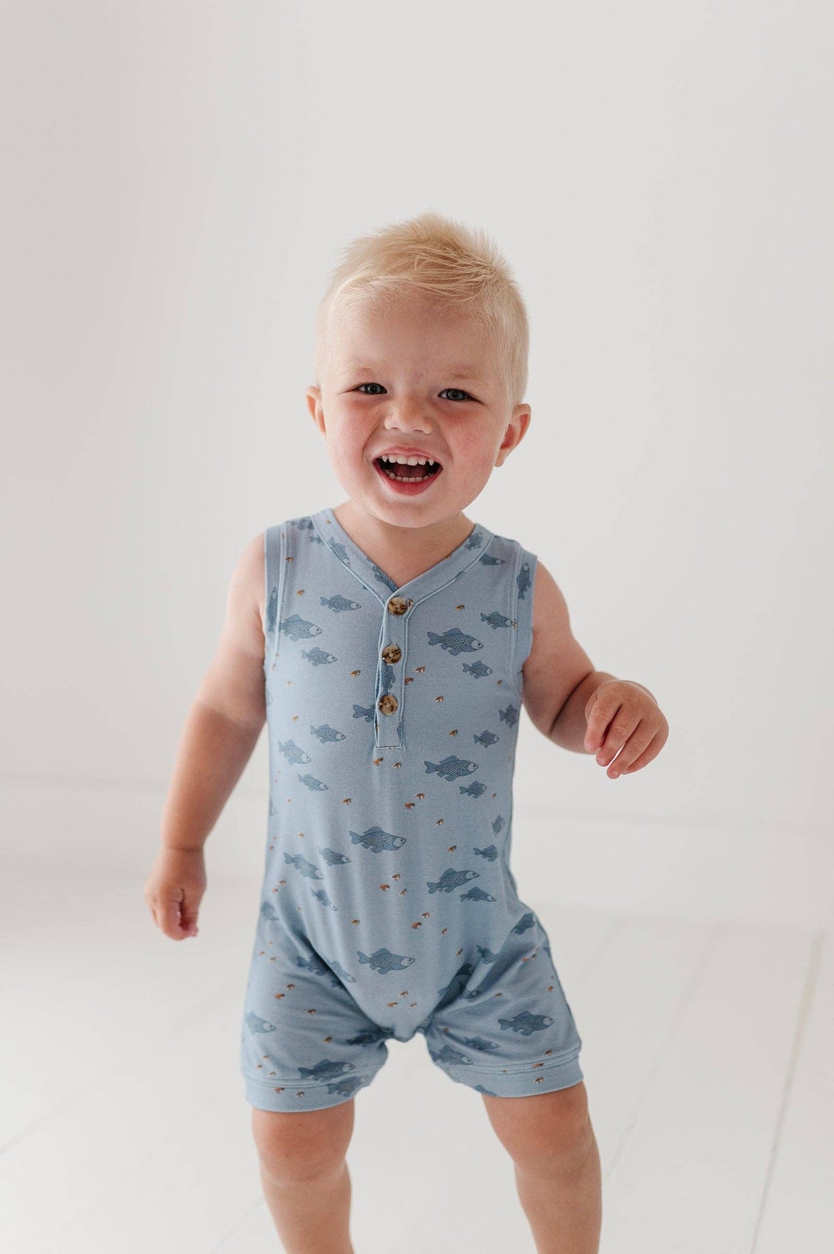 Babysprouts Fish Romper