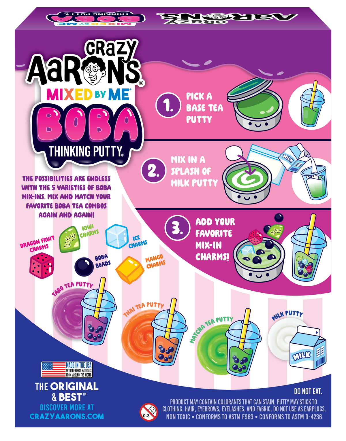 Crazy Aaron's Mixed by Me | Boba Thinking Putty