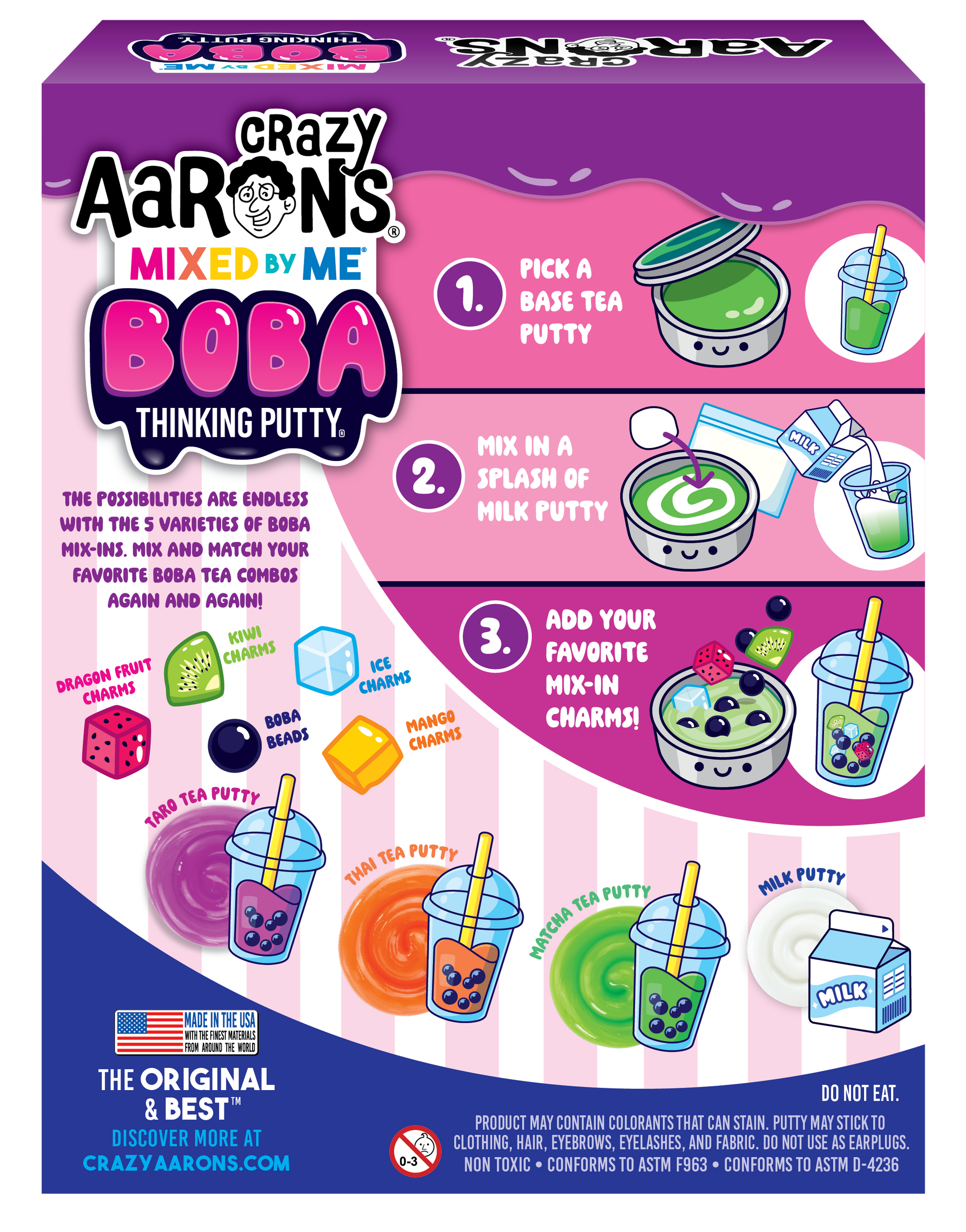 Crazy Aaron's Mixed by Me | Boba Thinking Putty