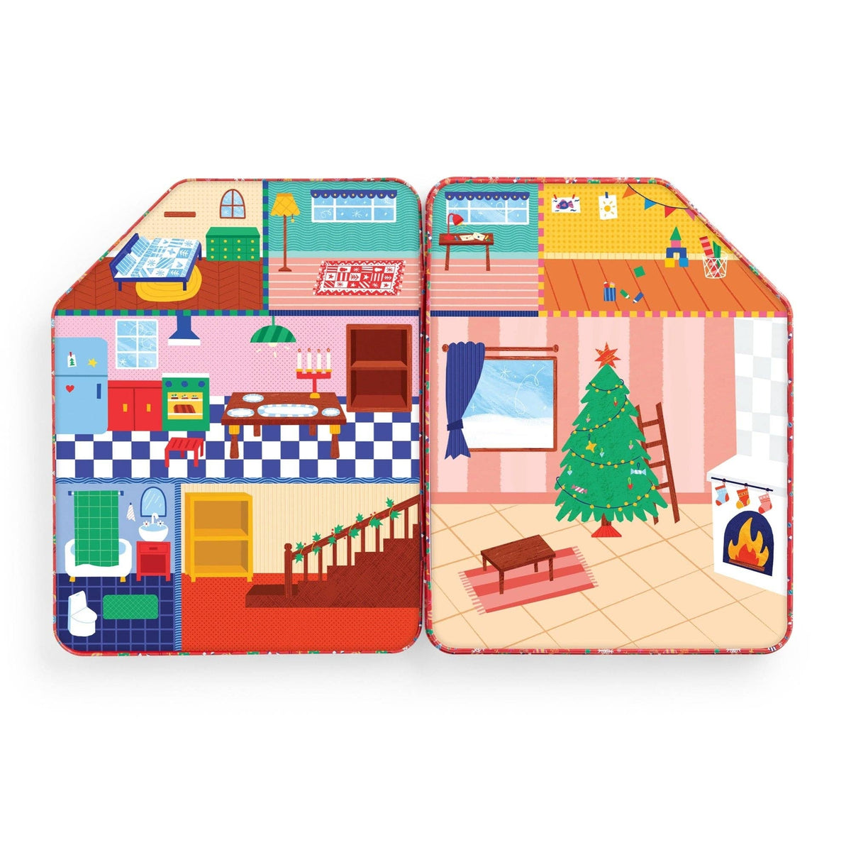 Chronicle Books - Merry & Bright Magnetic Playhouse