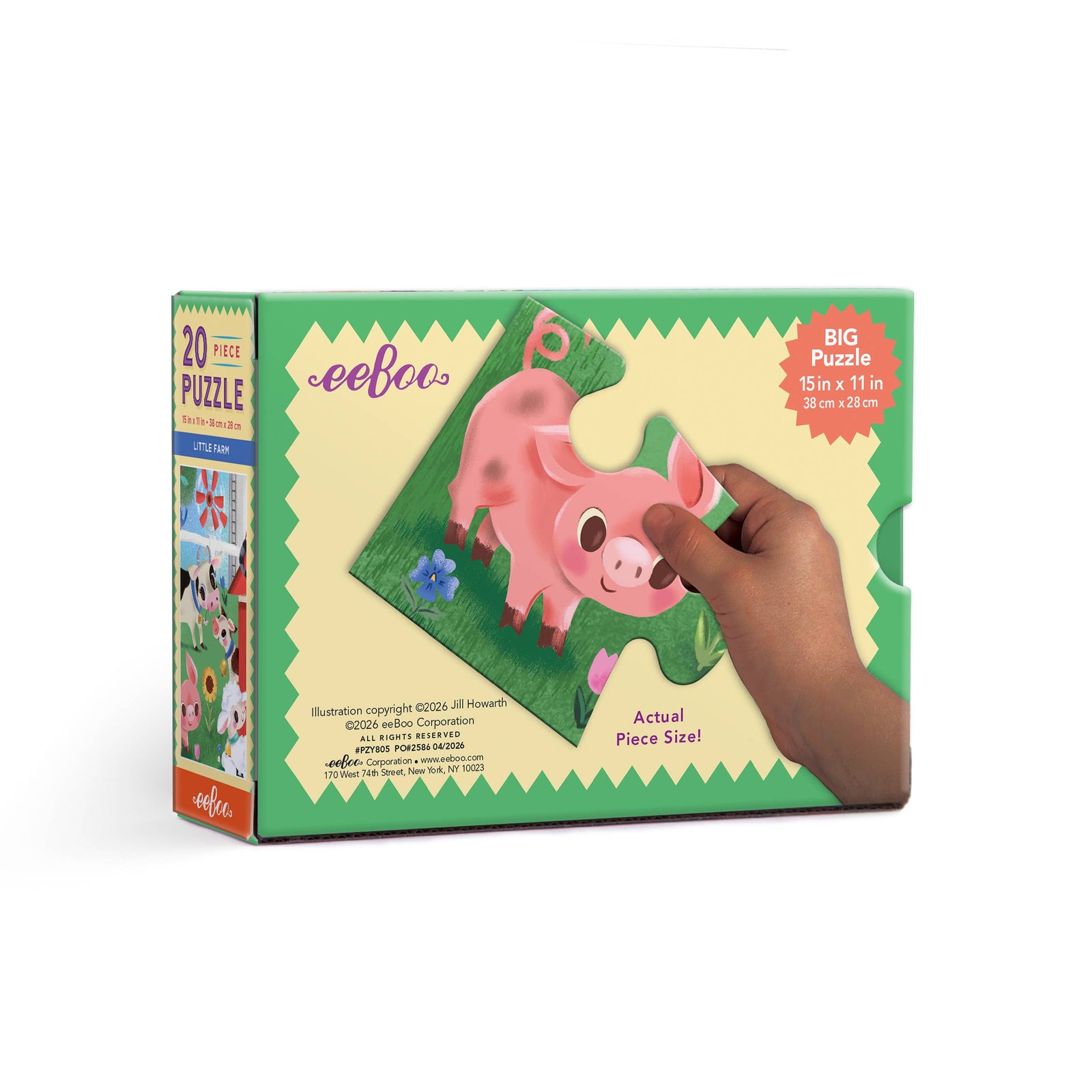 eeBoo Little Farm Puzzle