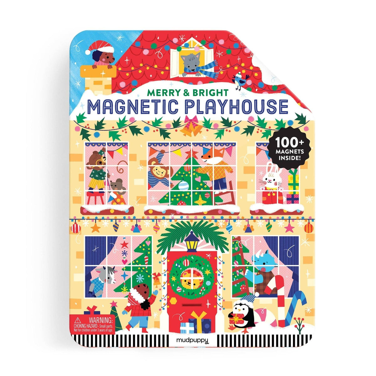 Chronicle Books - Merry & Bright Magnetic Playhouse