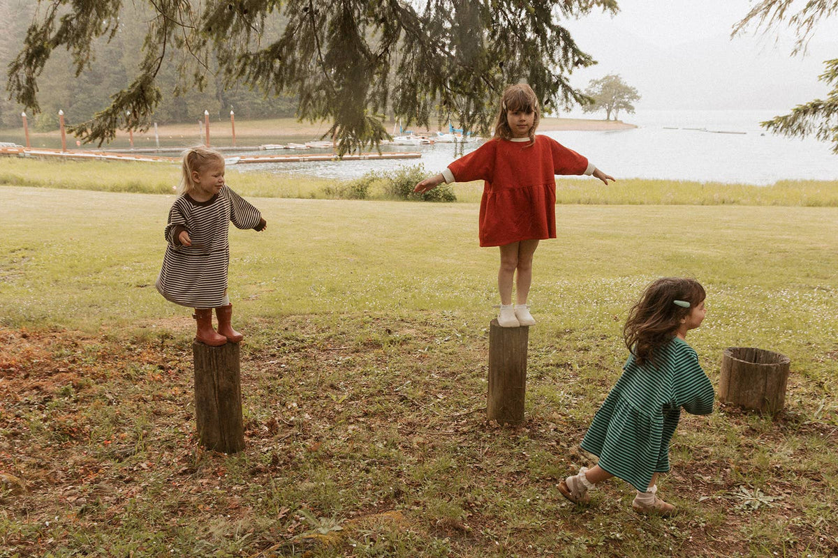 Winnie + Crew Kelsey Dress | Clay Red