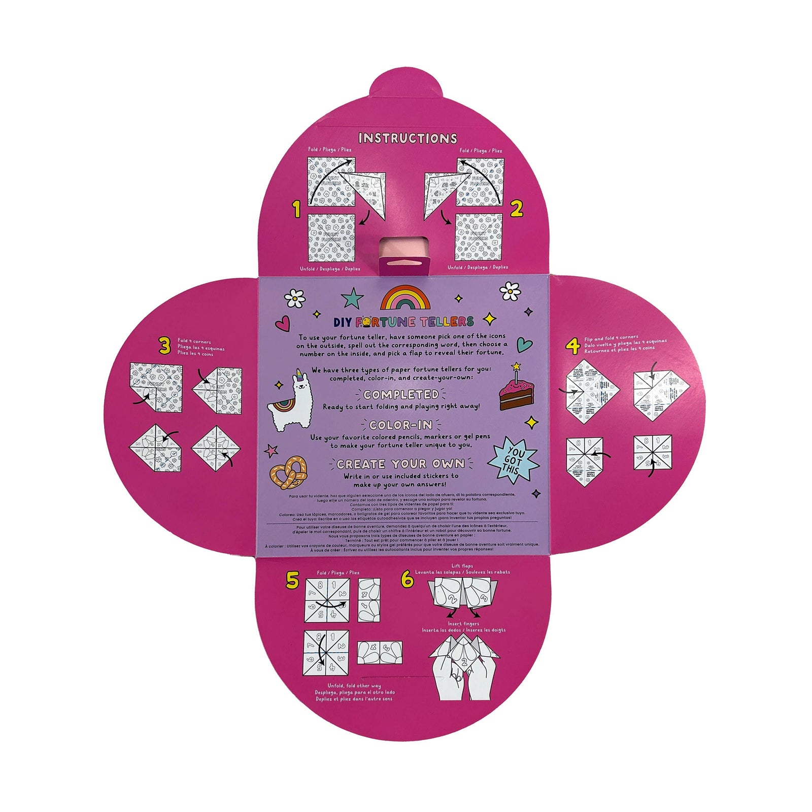 OOLY  D.I.Y. Fortune Tellers Activity Kit | Set of 24 Designs