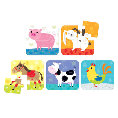 On-the-Go Puzzles | Animals for toddler 2+