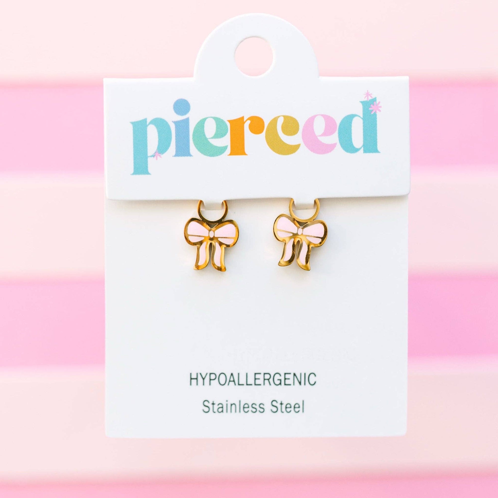 Pierced Co. Pink Bow Charms
