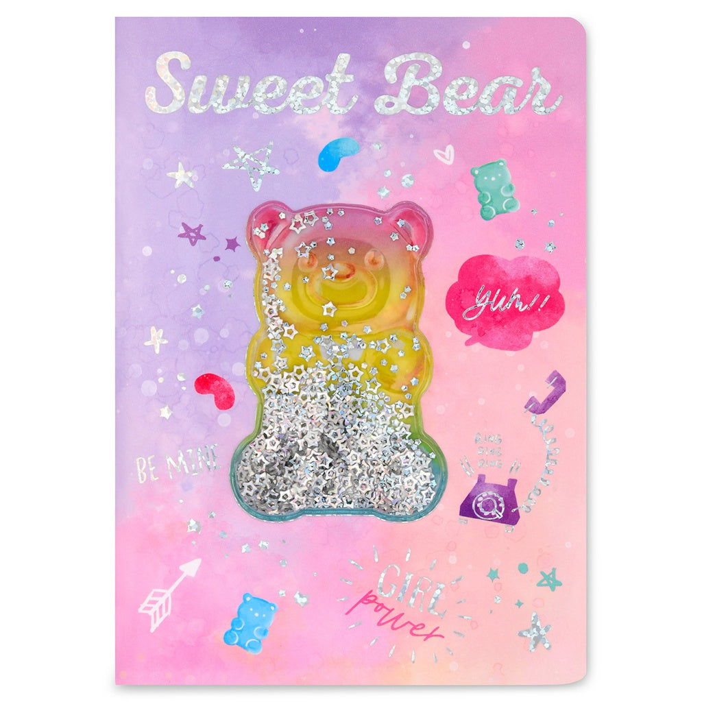 Gummy Bear Shaky Mini Glitter Journal