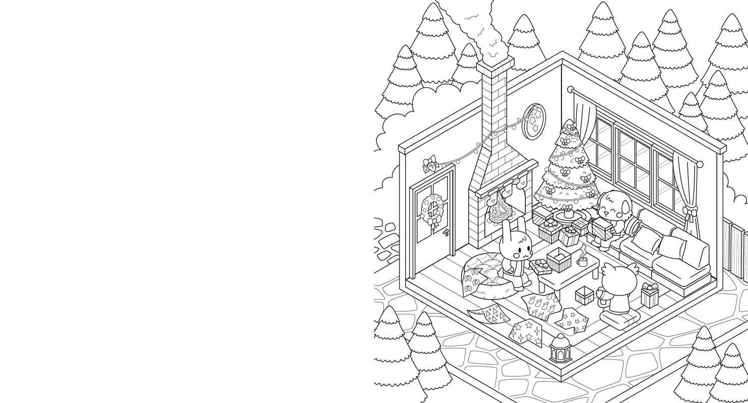 Sticker Therapy | Cozy Christmas Creations