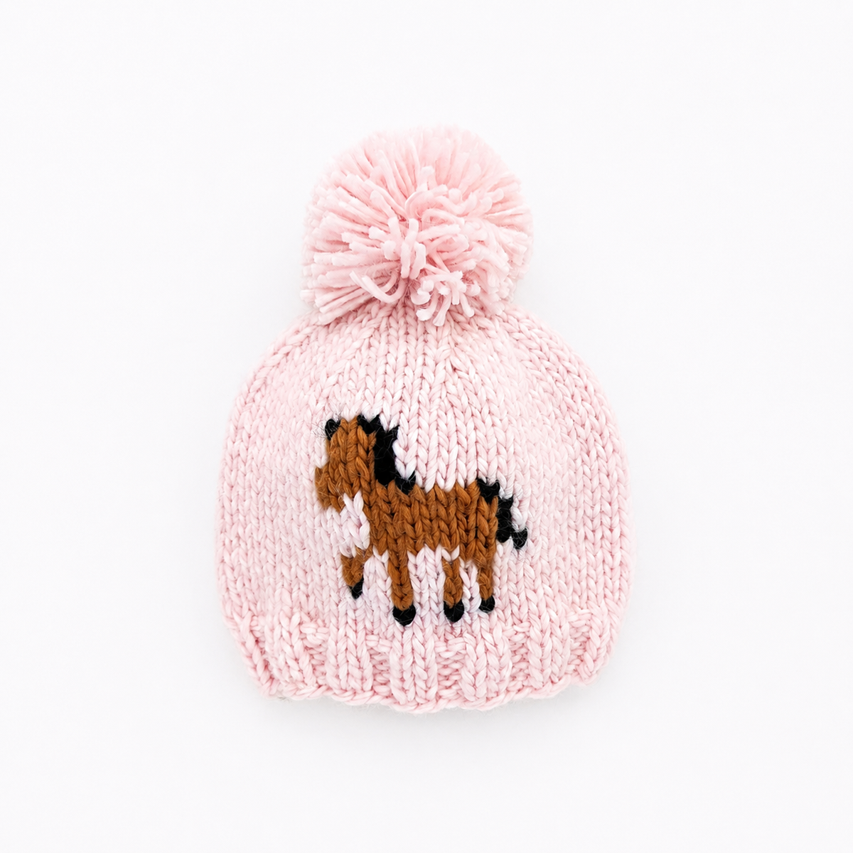 Pony Beanie Hat | Blush