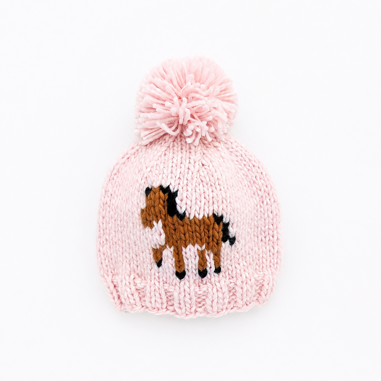 Pony Beanie Hat | Blush