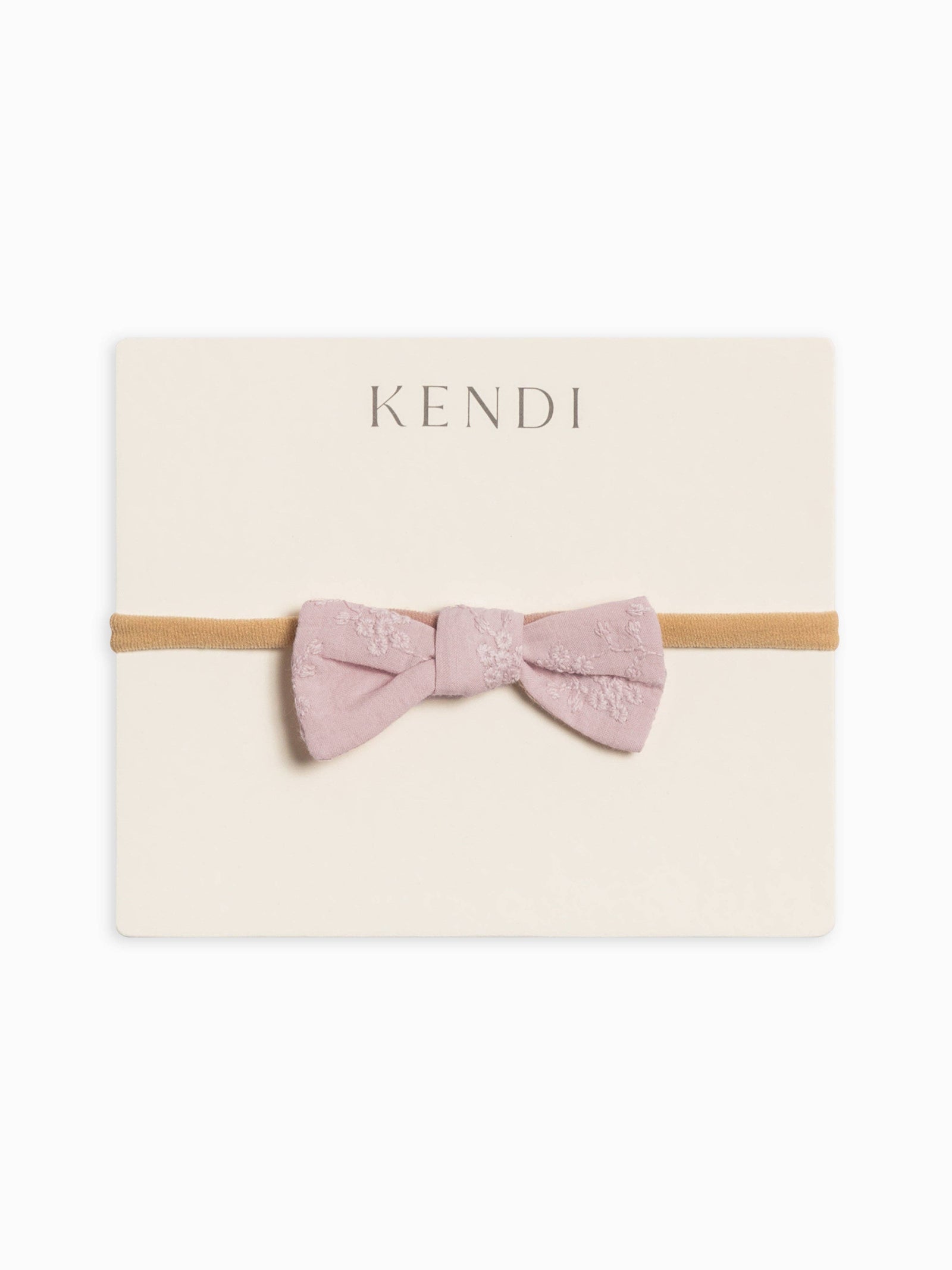 Colored Organics Eyelet Dainty Bow | Rosa