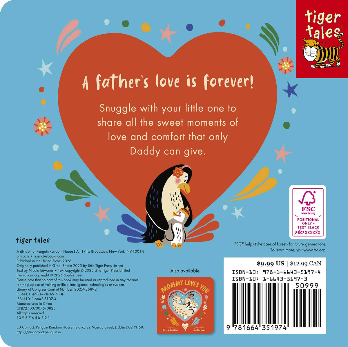 Daddy Loves You Board Book