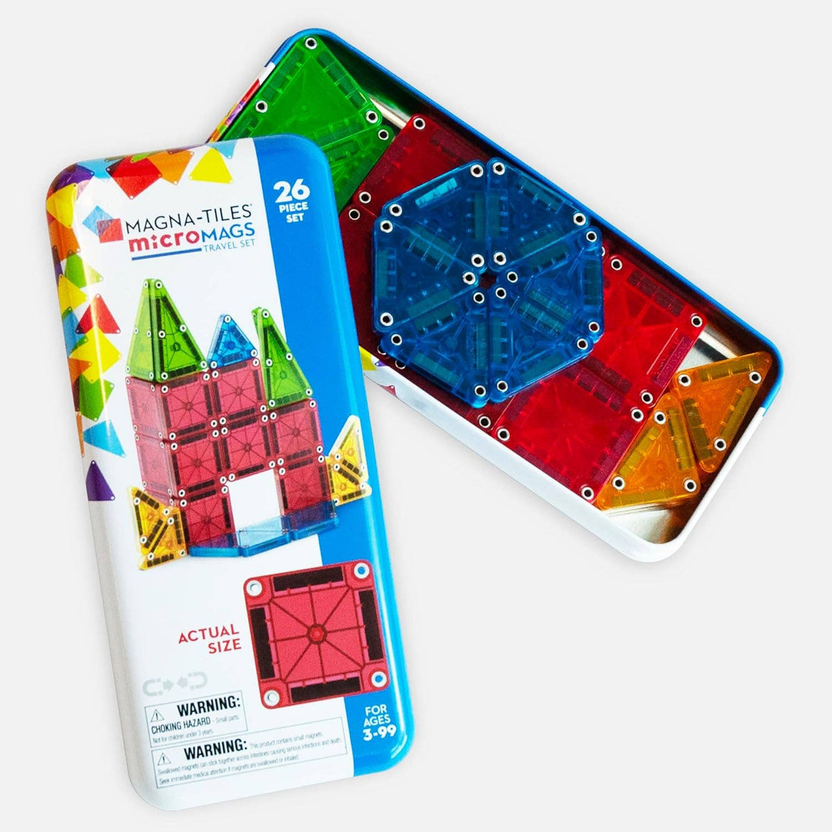 Magna-Tiles | MicroMAGS 26-Piece Travel Set
