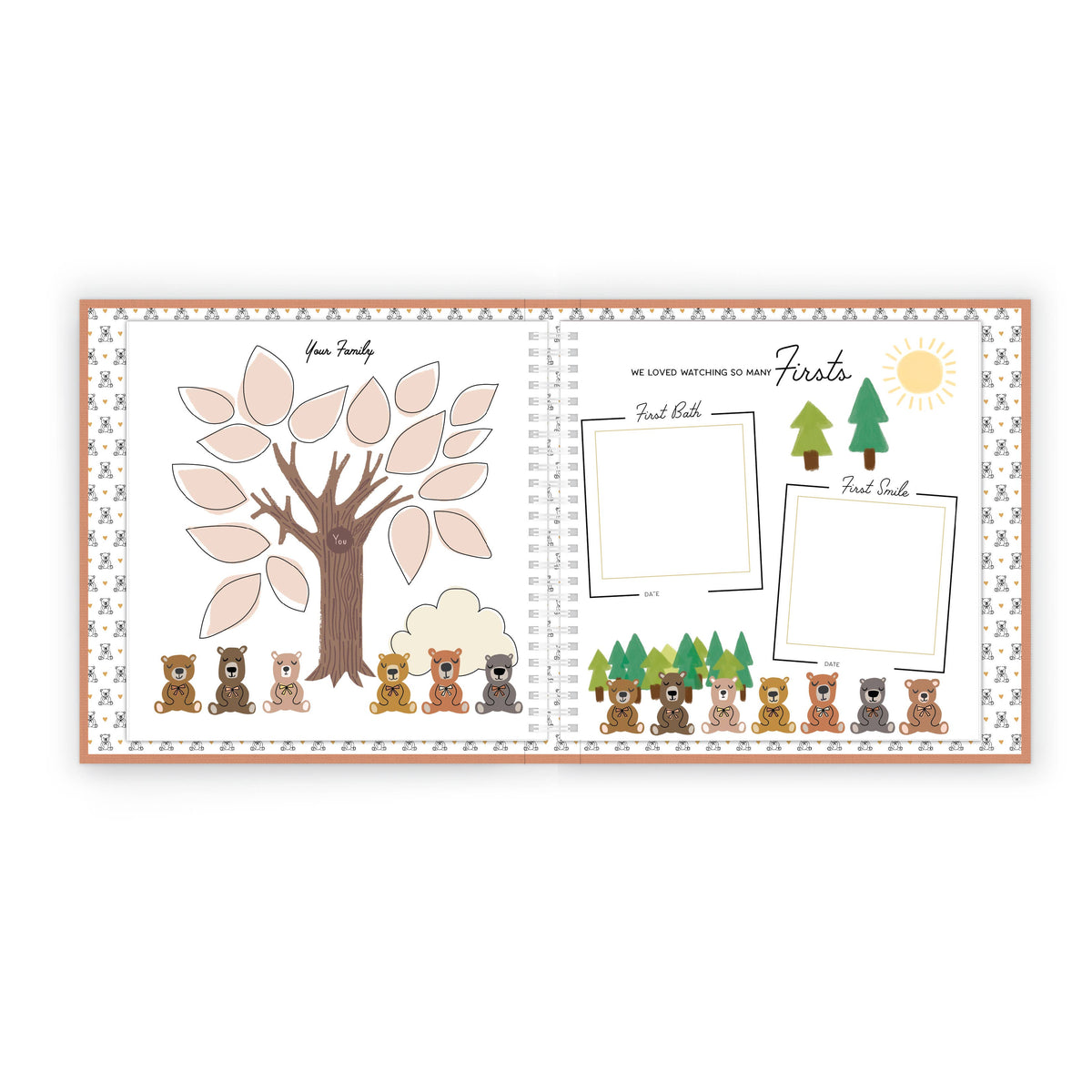 Lucy Darling Luxury Memory Book | Teddy Bears Picnic