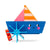 Kikkerland Wind-up Boat