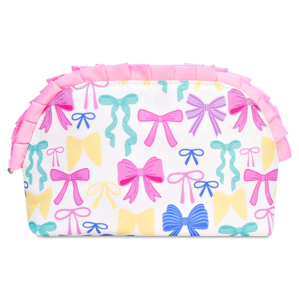 Iscream Pretty Bows Oval Cosmetic Bag