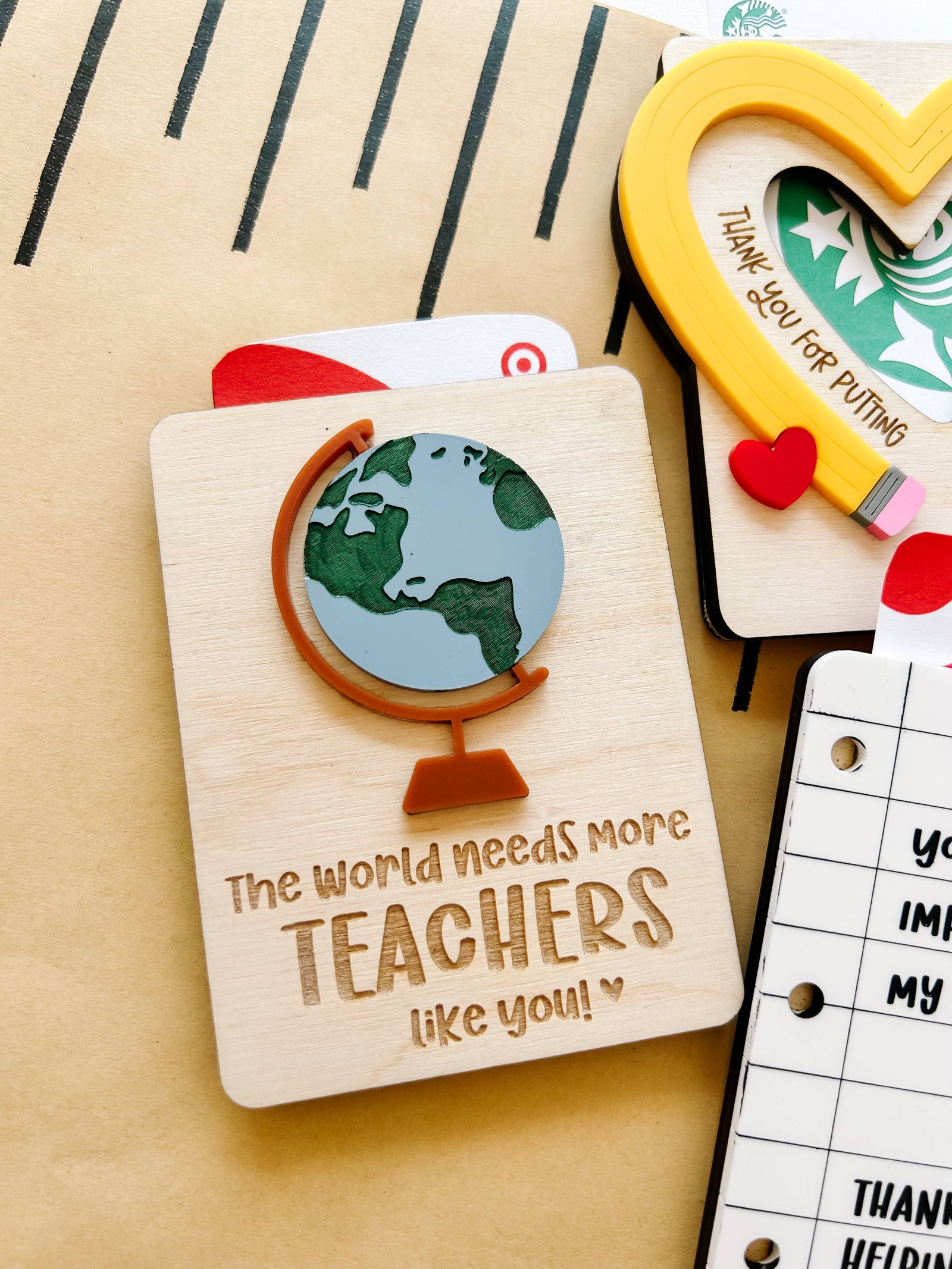 Teacher Giftcard Holder | Globe