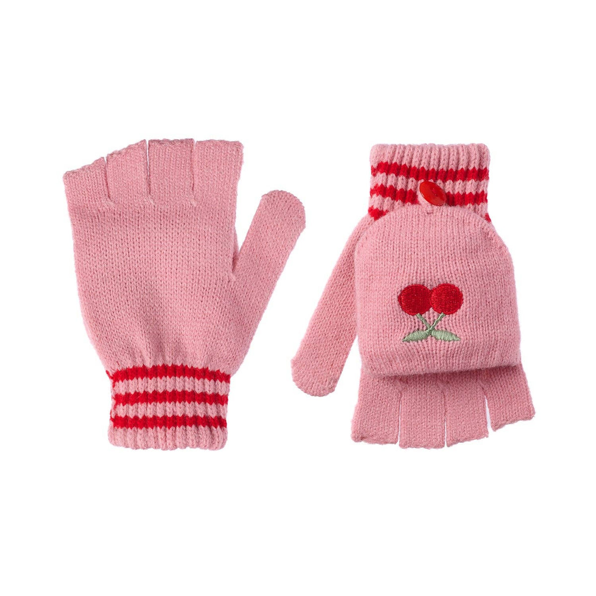 Rockahula Kids Cheerful Cherry Knitted Gloves | 3-6 Years