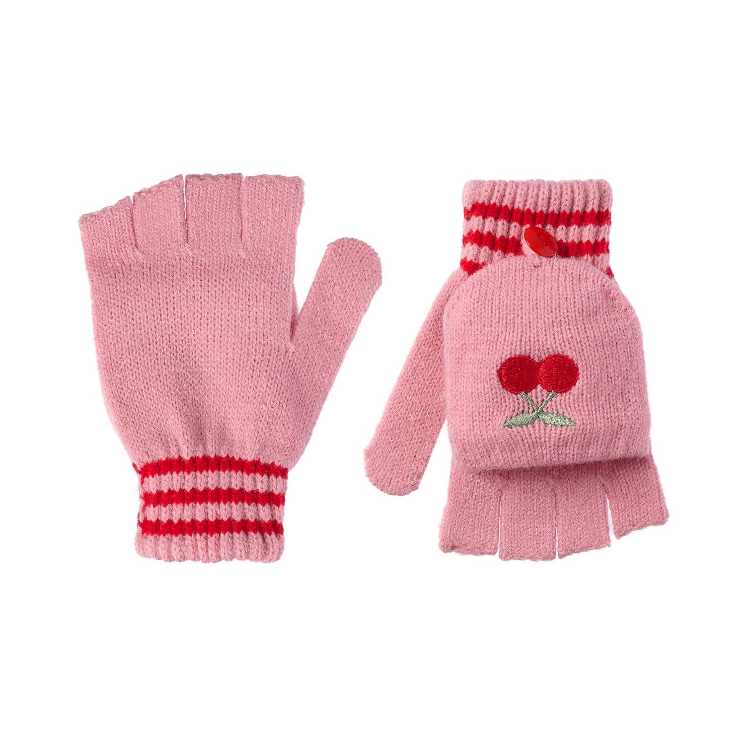Rockahula Kids Cheerful Cherry Knitted Gloves | 3-6 Years