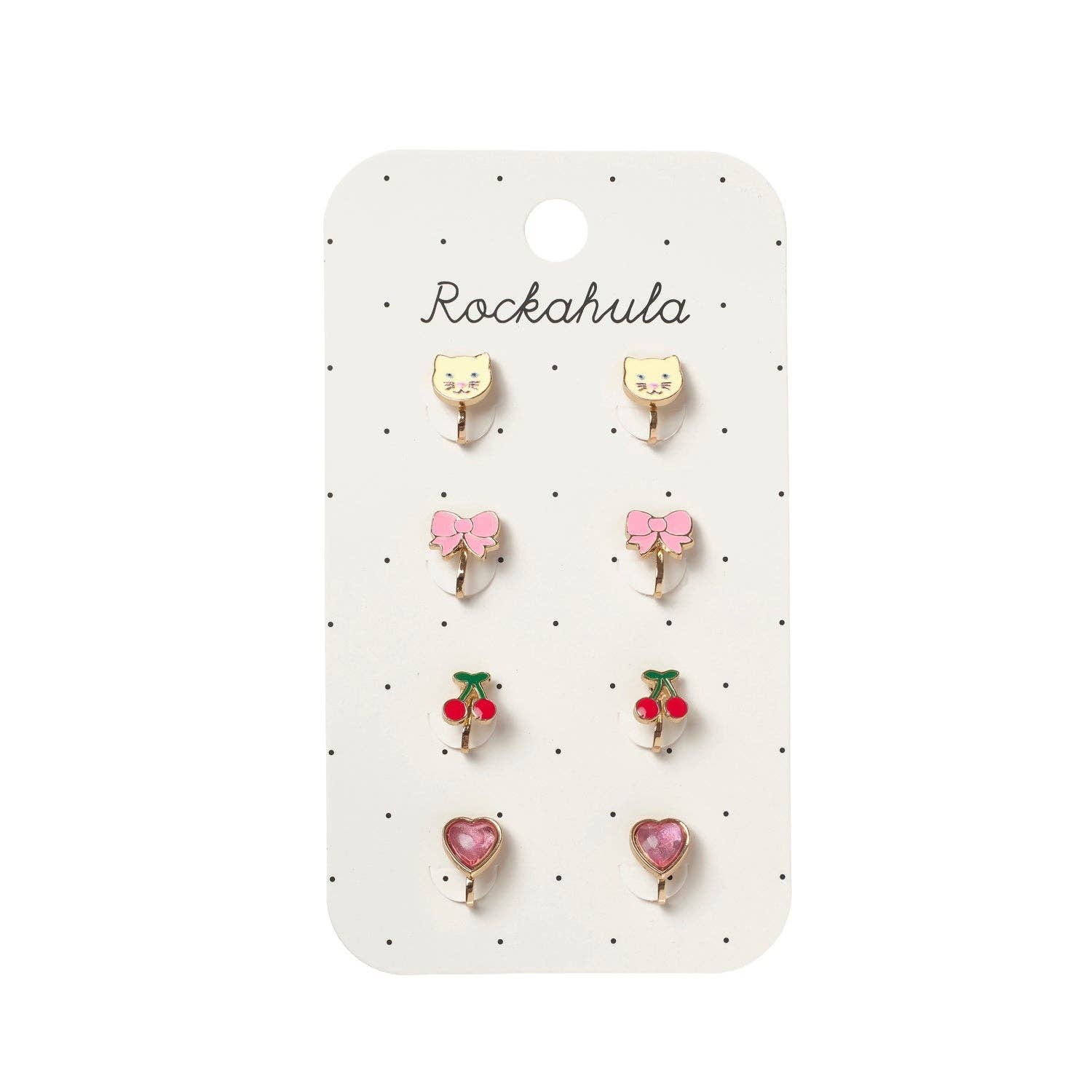 Rockahula Kids Cute Kitten Clip On Earrings