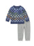 Tea Collection Bay Long Sleeve Tee and Pant Set | Rainbow Checkerboard