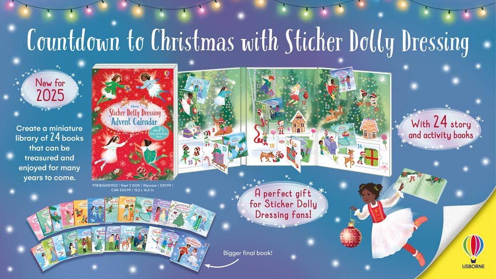 Sticker Dolly Dressing Advent Calendar : Usborne