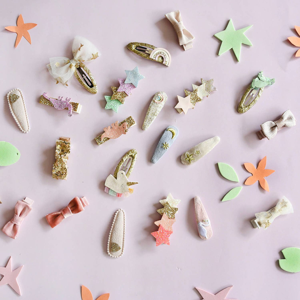 Rockahula Kids Rainbow Shimmer Star Clips