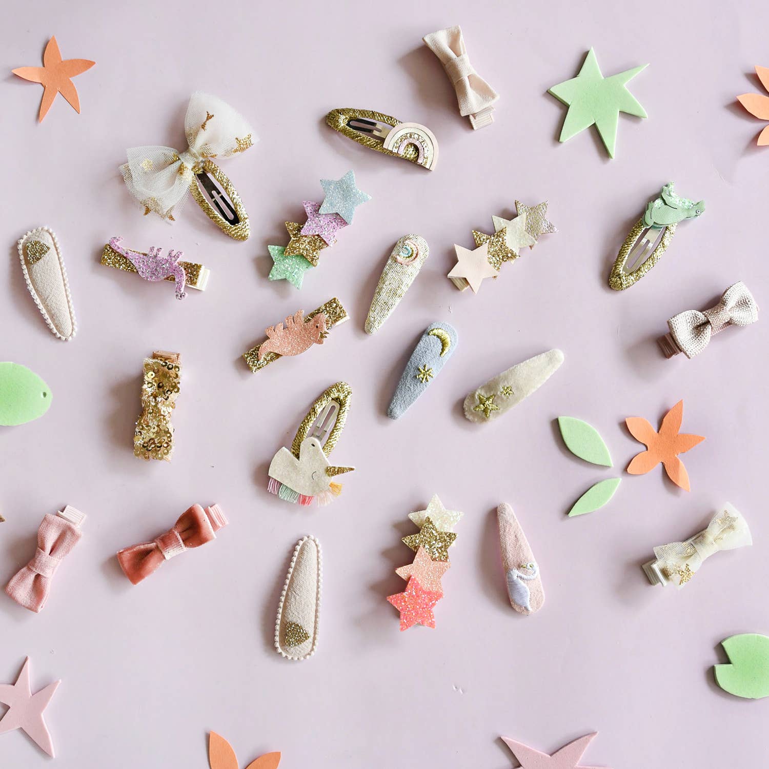Rockahula Kids Rainbow Shimmer Star Clips