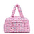 OMG Accessories Quilted Scrunchie Floral Printed Medium Duffle Bag | Peony