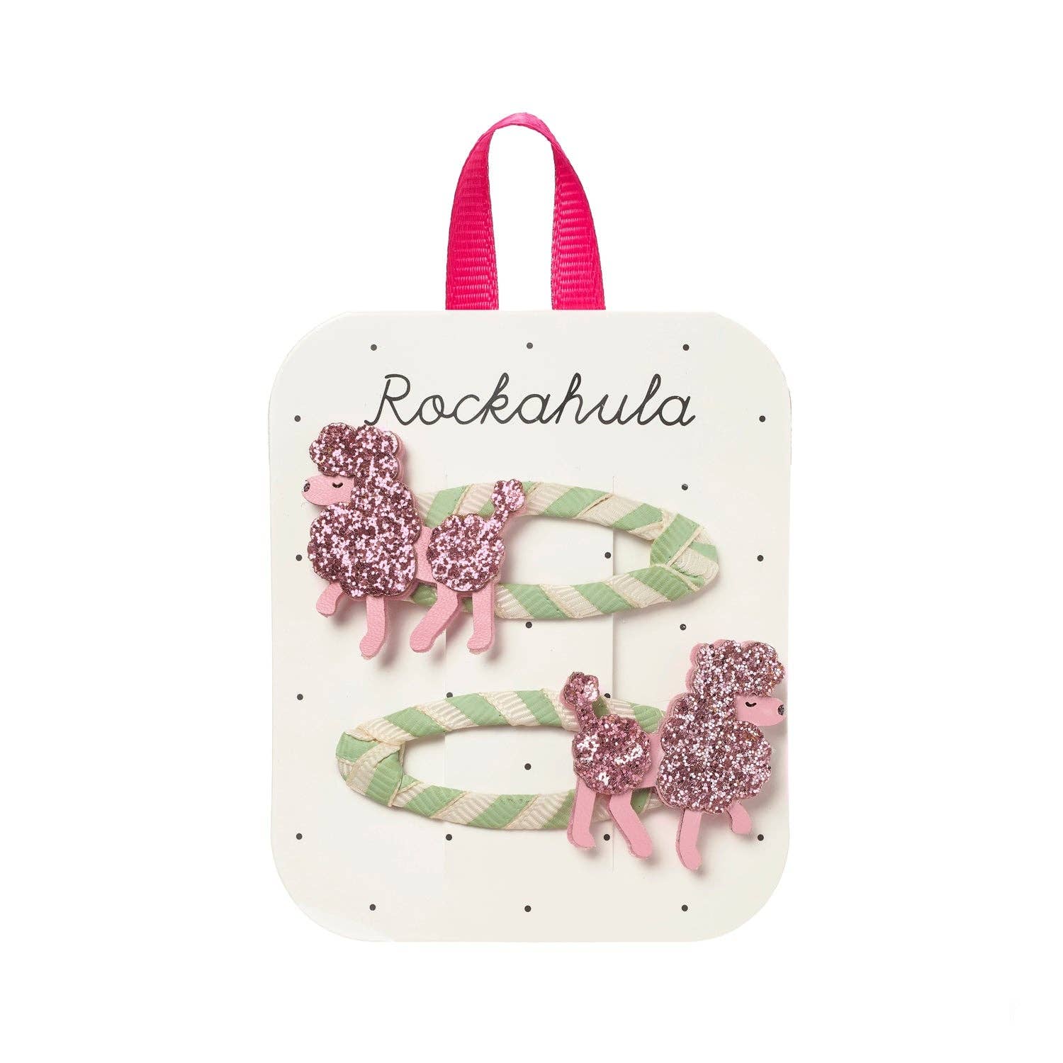 Rockahula Kids Pretty in Pink Poodle Clips