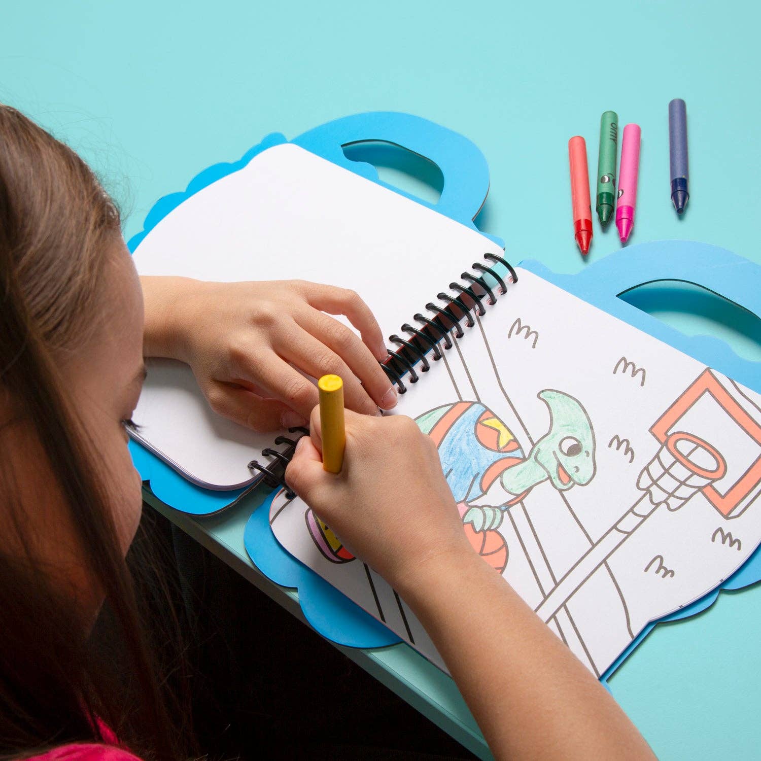 OMY Super Coloring & Sticker Book | Dino