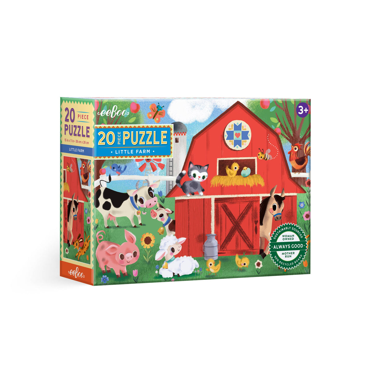 eeBoo Little Farm Puzzle
