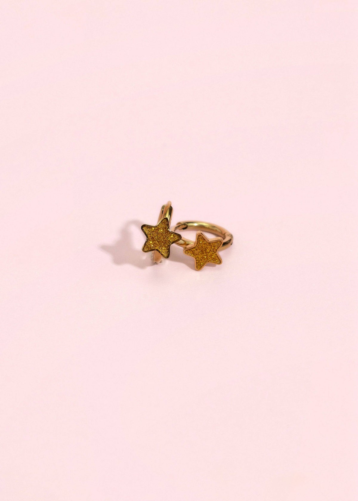Pierced Co - Gold Star Huggies