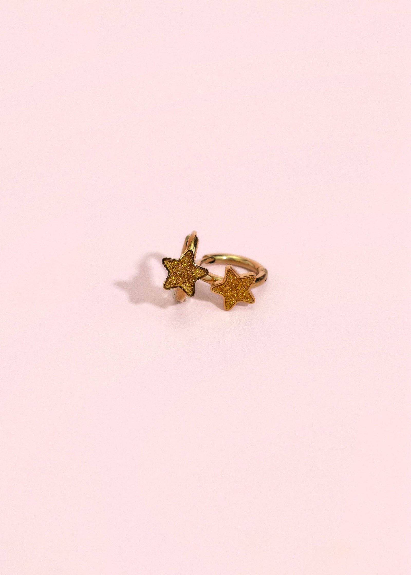 Pierced Co - Gold Star Huggies