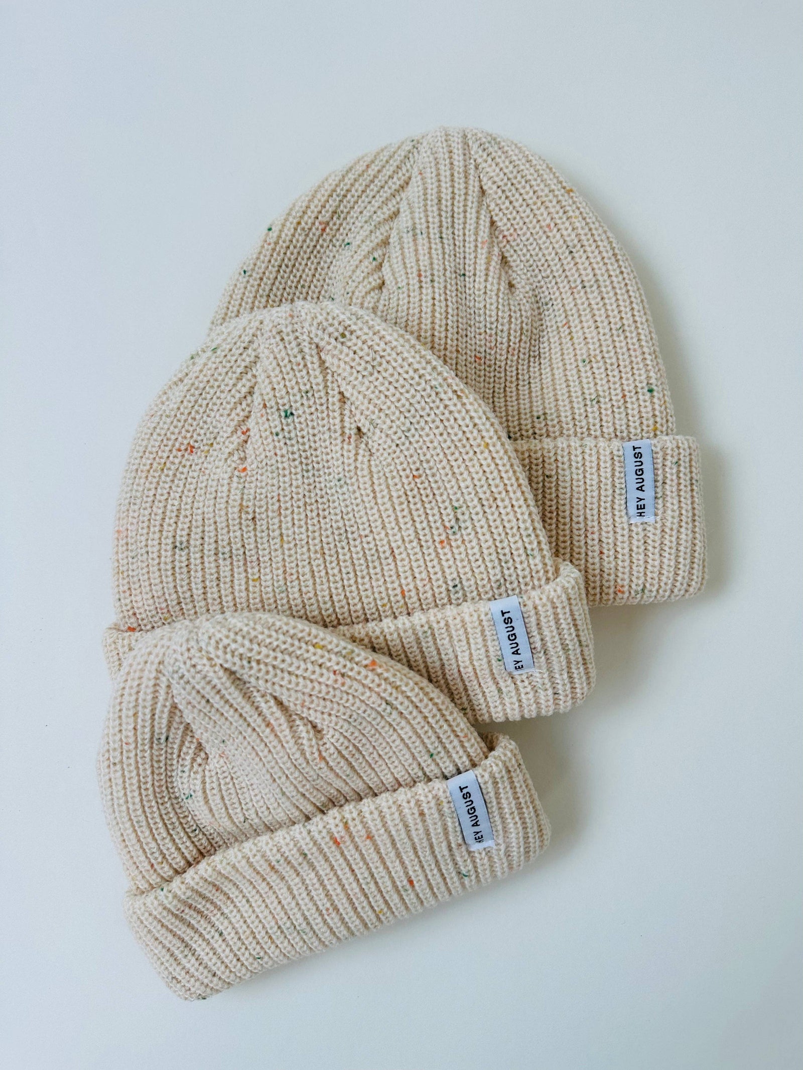 Thick Knit Beanie | Cream Speck 