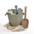 Dinosaur Silicone Beach Toy Set | Green Bucket