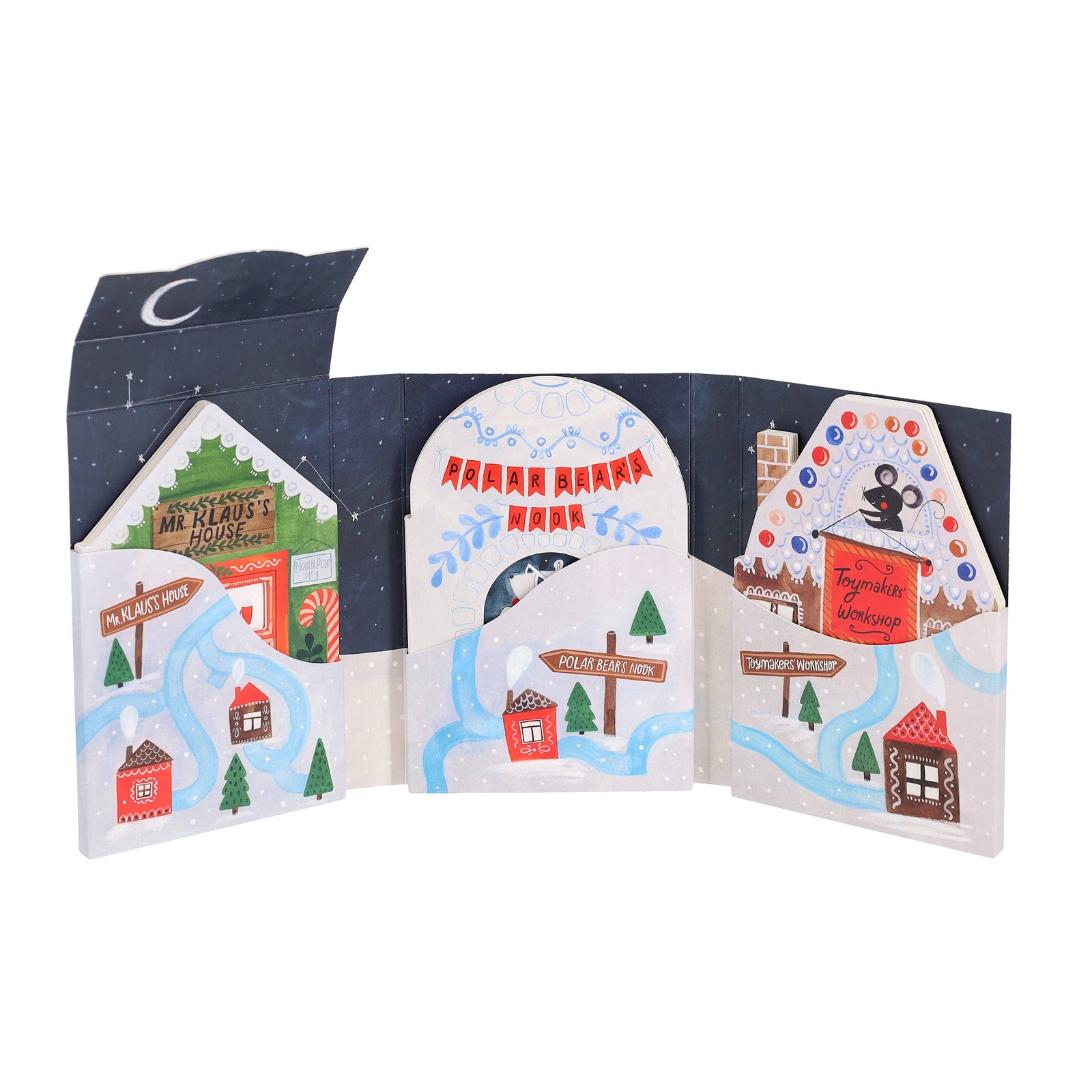 North Pole Village Mini Book Set