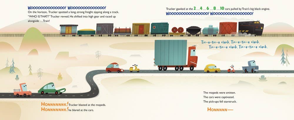 Trucker and Train Board Book