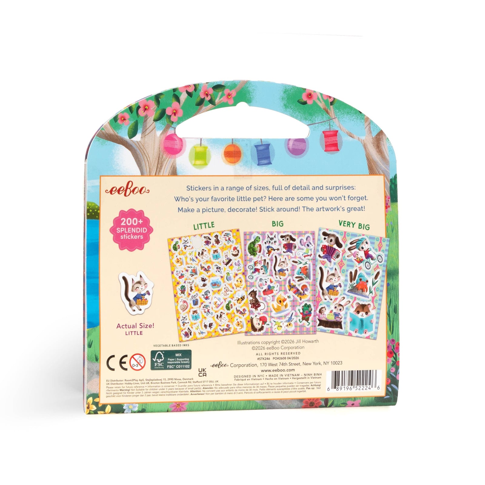 eeBoo Pets Sticker Book