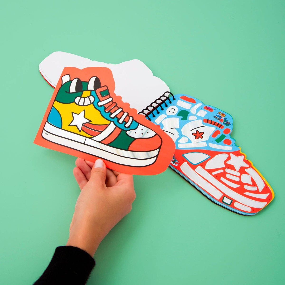 OMY Sticker by Number Book | Sneakers
