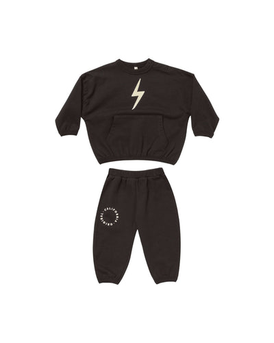Rylee + Cru Relaxed Set | Black