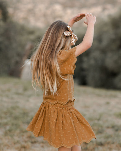 Rylee + Cru Mae Skirt | Brass