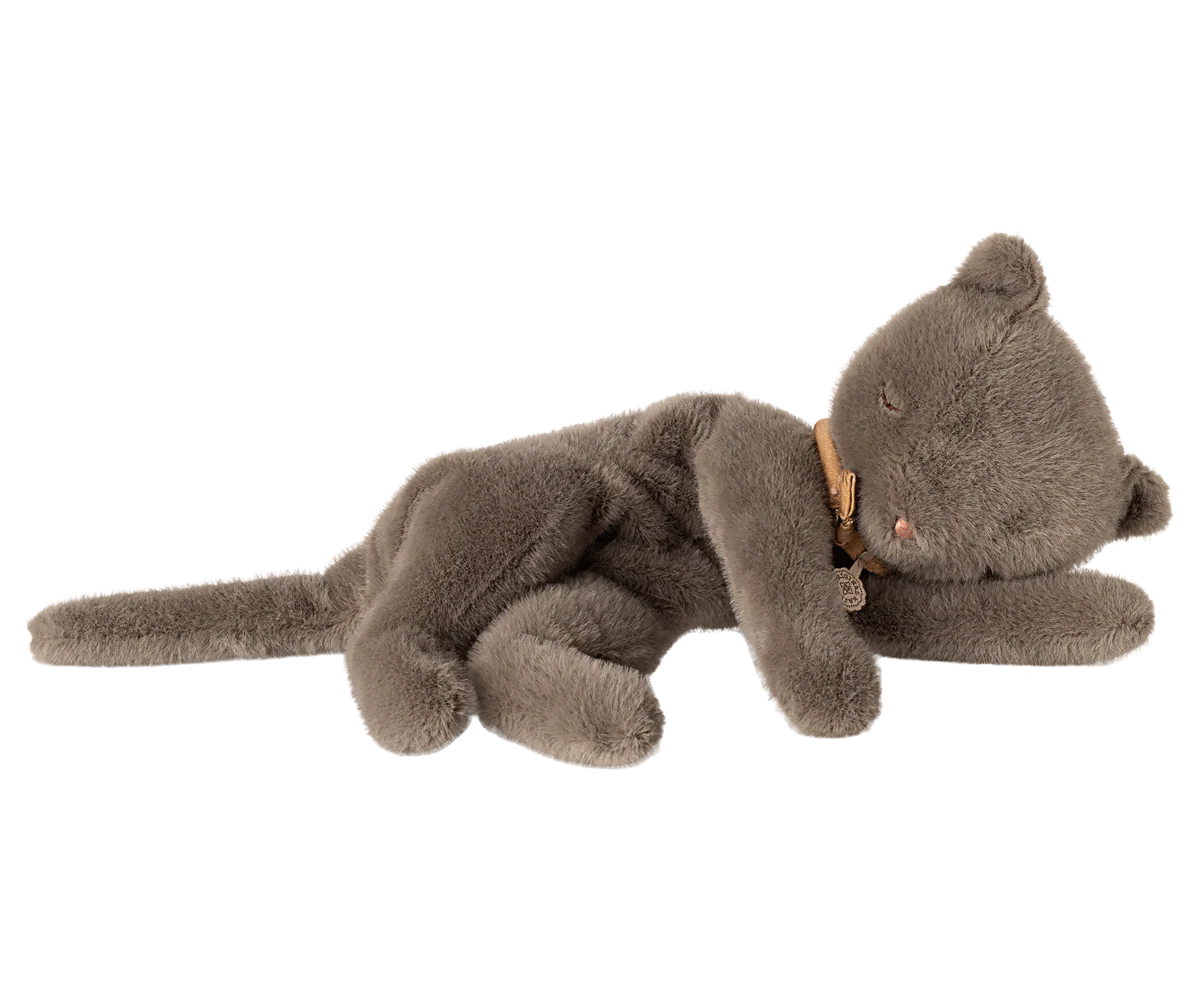Maileg Sleeping Kitten Plush | Grey