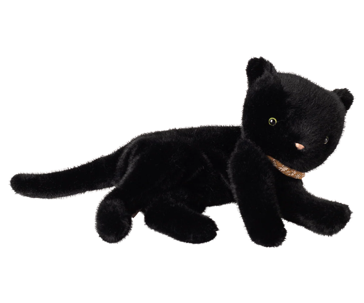 Maileg Sleeping Kitten Plush | Black