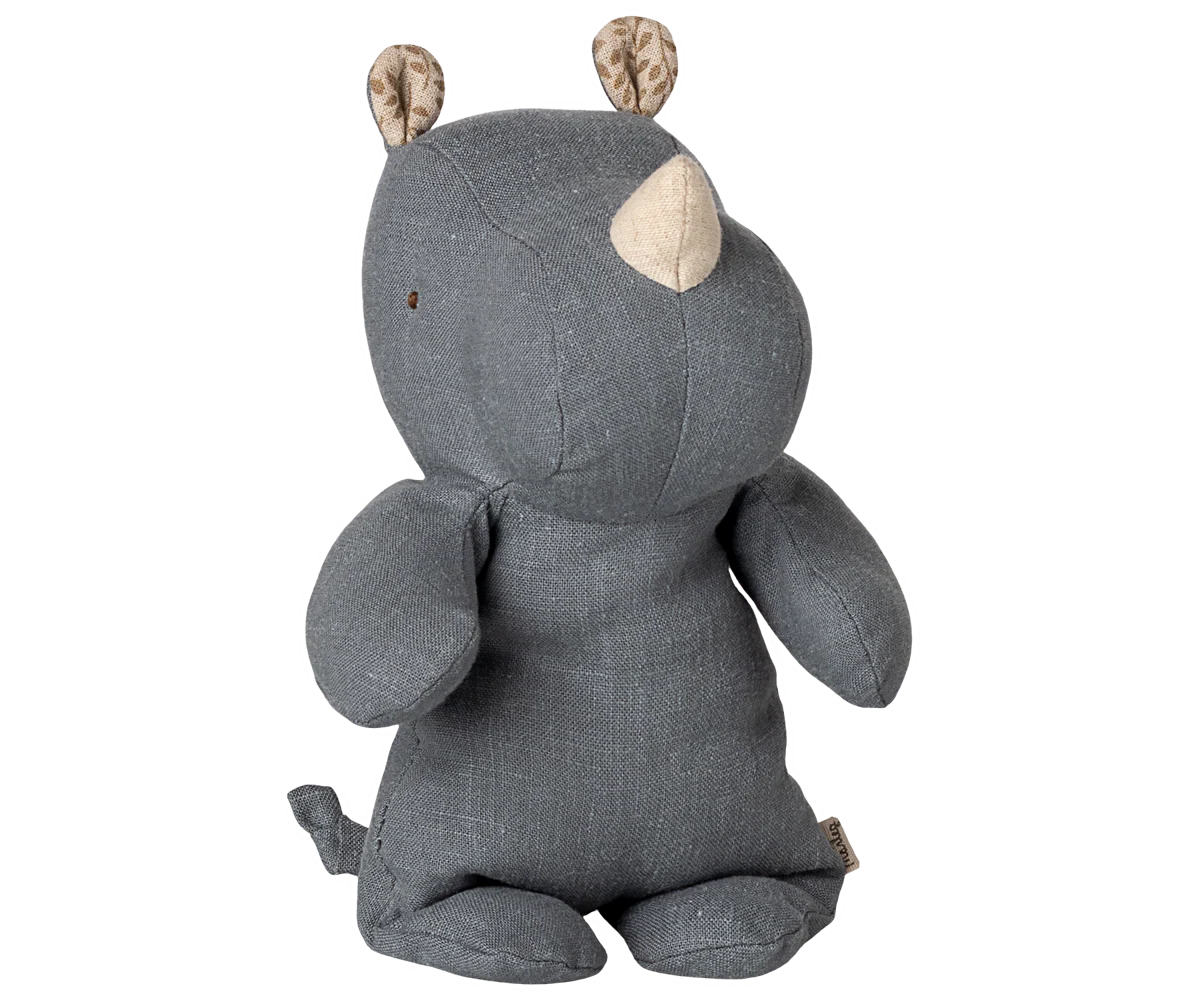 Maileg Small Rhino | Dusty Blue