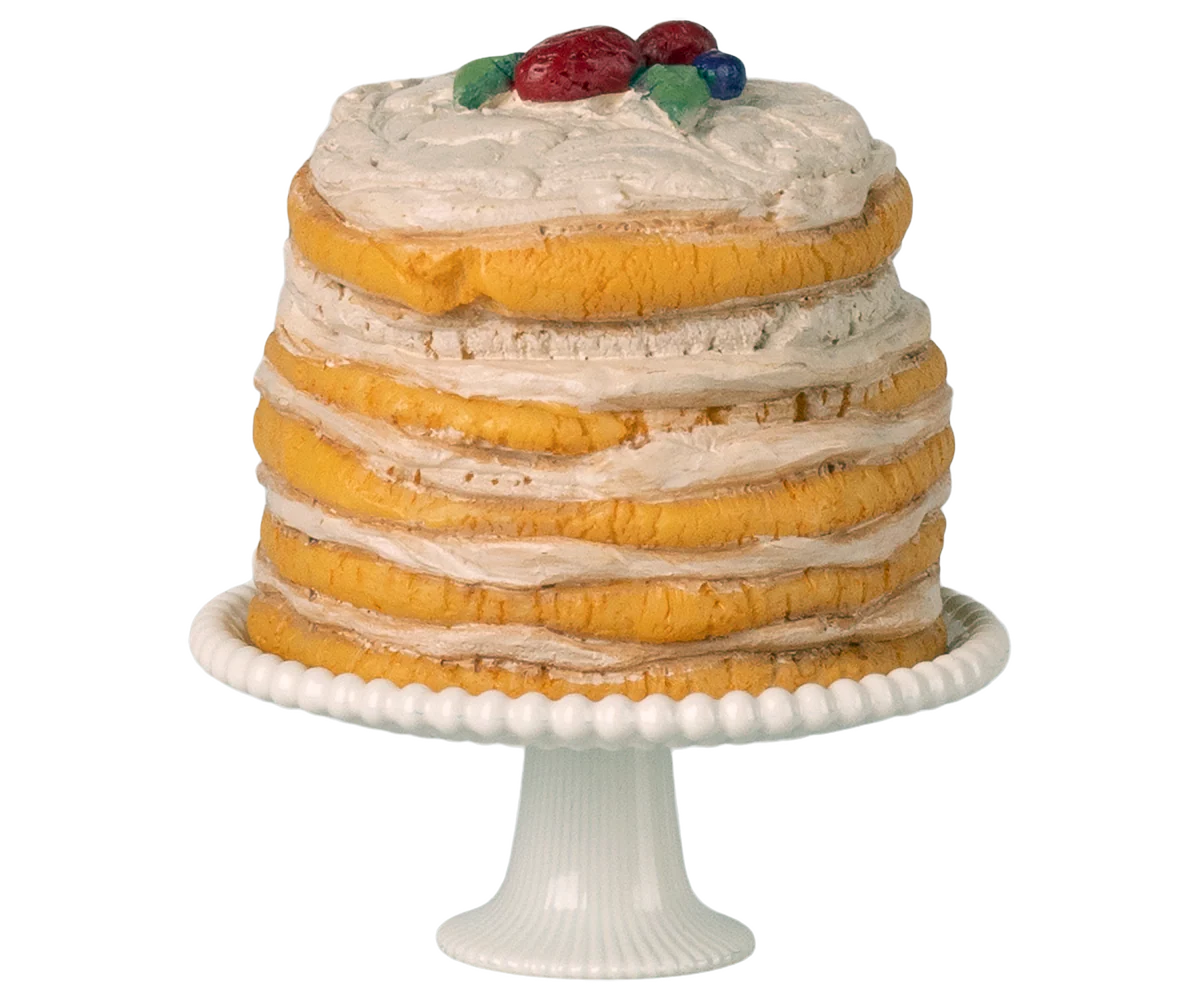 Maileg Party Cake and Stand | Mouse